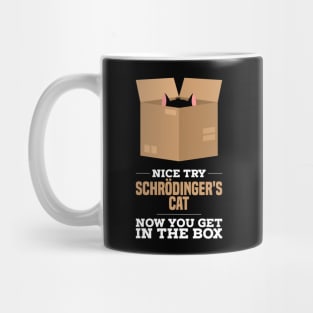 Physics Jokes T-Shirt I Schrodinger's cat Mug